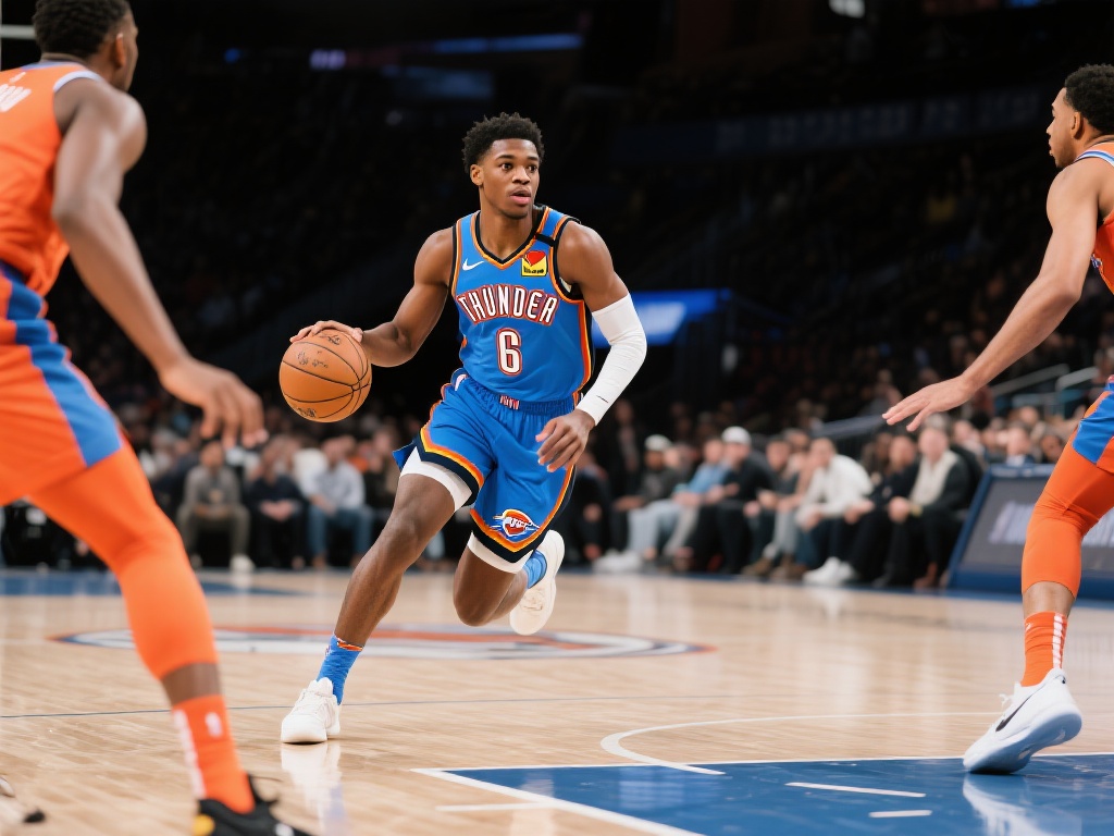 亚历山大频繁的关键突破和精准投篮，成为雷