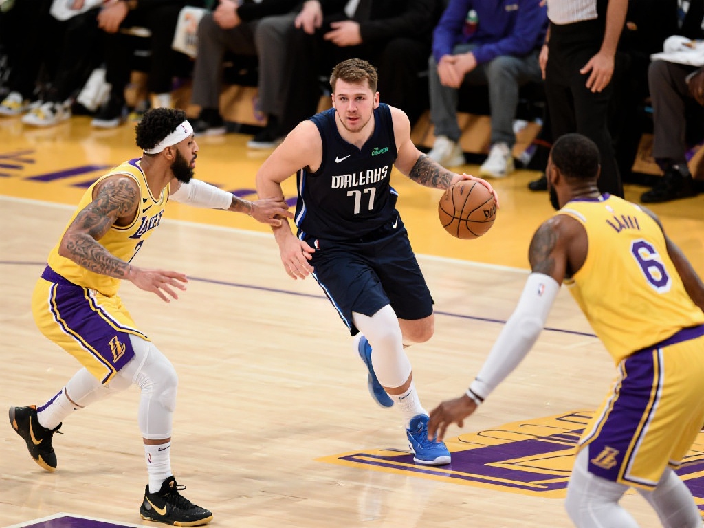 东契奇进攻牵制力解析:手感不佳助湖人关键胜利 一些比赛场合下,东契奇做出的决策或许成为