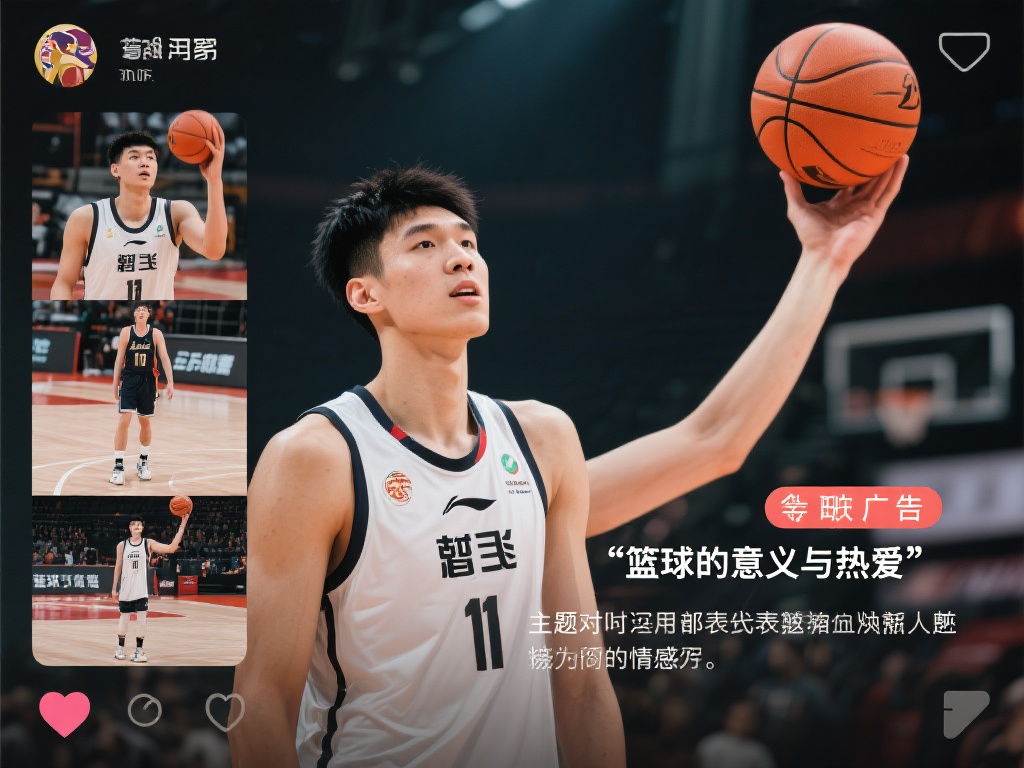 曾凡博社媒发图:篮球不仅是技术,更是热爱这项运动的真谛 在社交媒体上,年轻篮球运动员曾凡博的一组