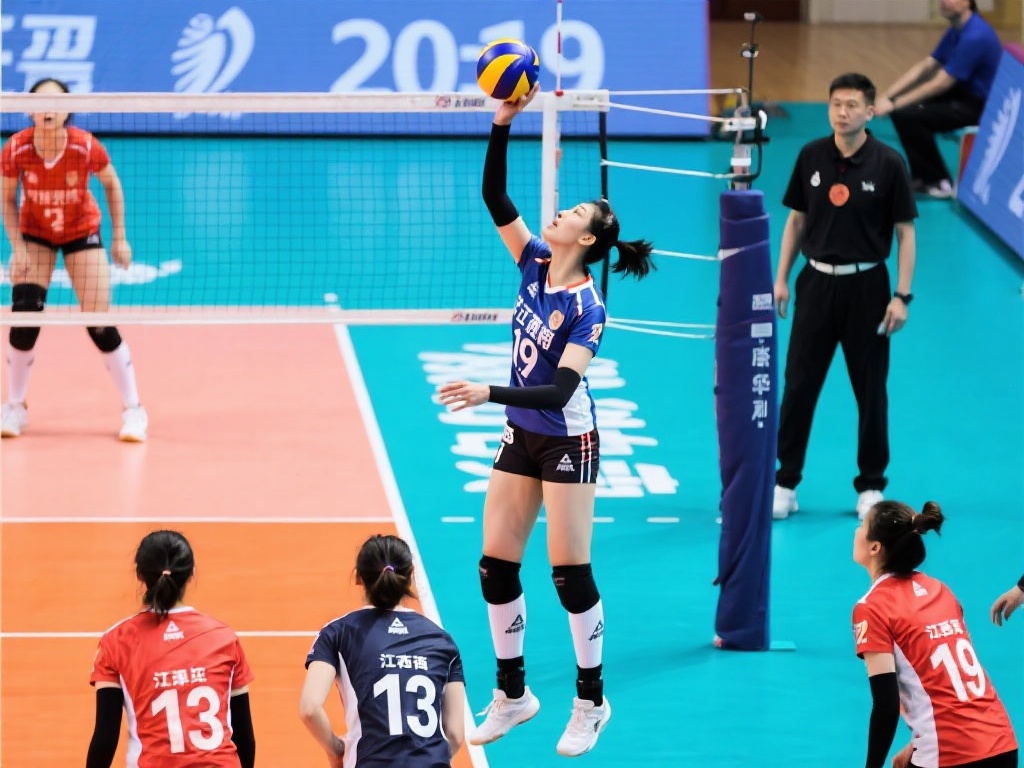 以第三局为例，当时江西队凭借主攻手的强力
