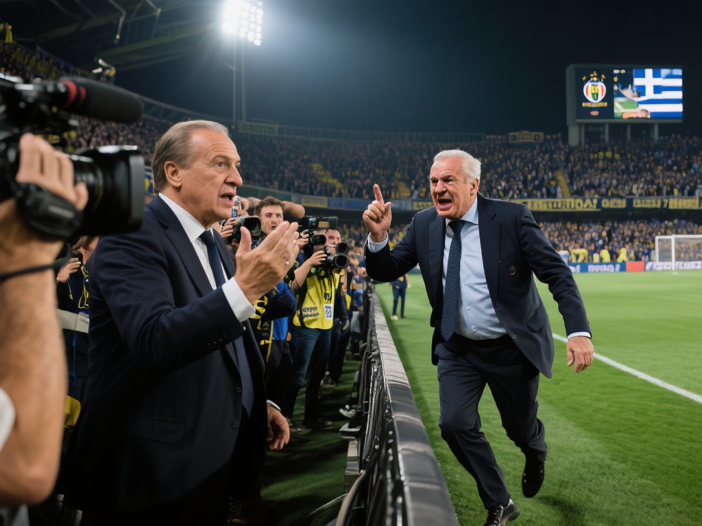 作为这支球队的幕后老板，来自希腊的船王以其强硬的性格和对足球的狂热而闻名。据悉，他在看到球队近期的糟糕表现后，彻底失去了耐心。比赛结束后，这位亿万富翁竟然直接冲入球场，当着众多球迷和媒体的面，愤怒地质问主教练：“你到底在做什么？我们花了这么多钱，就是为了看这样的结果吗？”这一幕被现场摄像机完整记录下来，迅速在网络上引发热议。