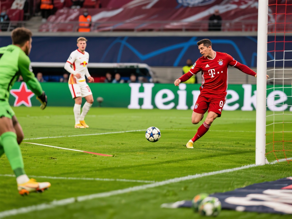 第32轮焦点战:莱比锡与拜仁慕尼黑3-3握手言和 精彩集锦 值得一提的是,莱比锡在防守端的几次失误成